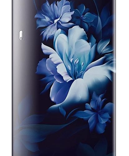 Samsung 215L 5 Star Inverter Direct-Cool Single Door Refrigerator (RR23C2H35UZ/HL,Midnight Blossom Blue) Base Stand Drawer